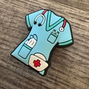 Scrub Top CROCS Jibbitz Shoe Charm 5/$20